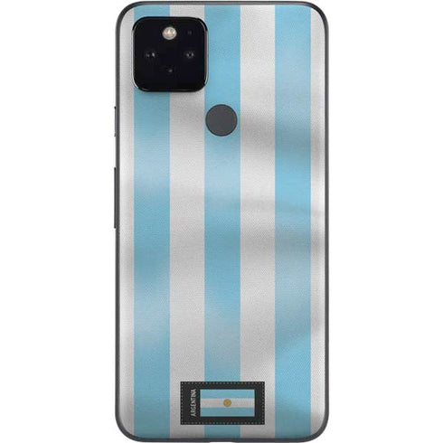 Argentina Soccer Flag Google Pixel 5 Skin